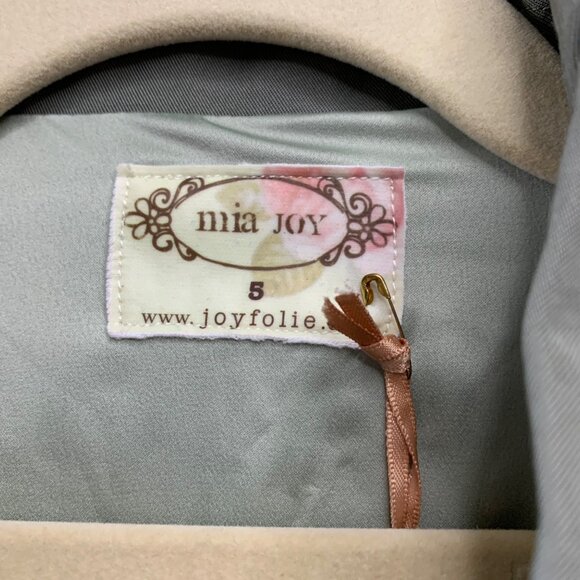 JOYFOLIE Khaki Safari Jacket Girls 5 5T Mia Joy Girl NWT Zoe Green Anorak NEW - Picture 3 of 5